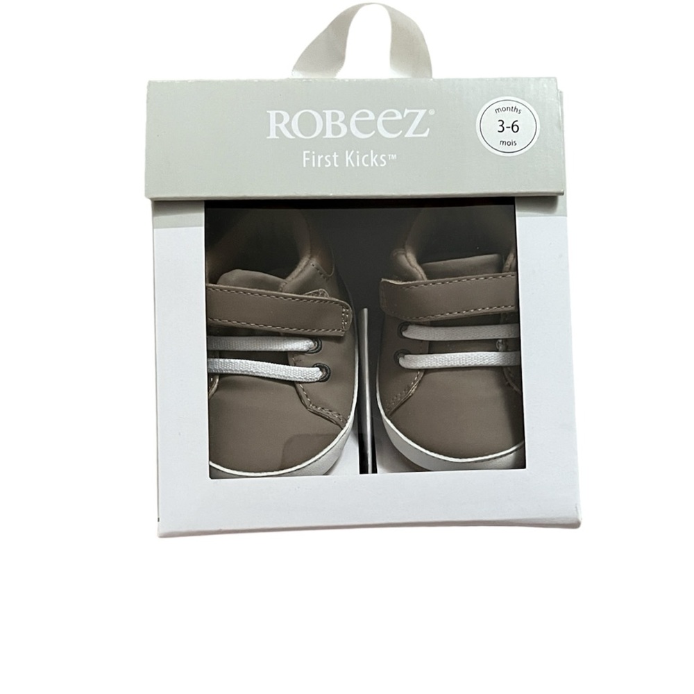 Robeez Tan Baby Walker Shoes